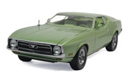 1971年福特野马跑车汽车模型  太阳星 1:8银绿色3620