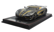 柯尼塞格Agera S   汽车模型  FrontiArt 1:18   碳纤维黄（总裁签名版）F028-42