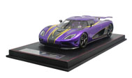 柯尼塞格Agera S 汽车模型  FrontiArt 1:18    紫色F028-16