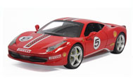 法拉利458 汽车模型 GUILOY1:24 红色