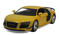 奥迪R8 GT 汽车模型 GUILOY1:24  黄色