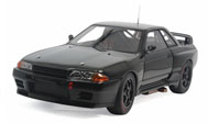 尼桑GT-R(R32)PLAIN COLOR VERSION汽车模型 1:18 黑色 89280