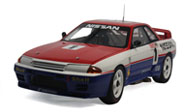 尼桑GT-R(R32)BATHURST WINNER RICHARDS/SKAIFE蓝色#1 汽车模型 1:18 红花 89180