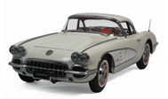 克尔维特CORVETTE 1958 汽车模型  白色71147