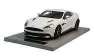 阿斯顿马丁Vanquish coupe硬顶   汽车模型 Tecnomodel 1:18 白色黑轮毂 TM18-11B