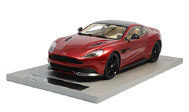 阿斯顿马丁Vanquish coupe硬顶   汽车模型 Tecnomodel 1:18 红色黑轮毂 TM18-11G