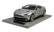 阿斯顿马丁Vanquish coupe硬顶   汽车模型 Tecnomodel 1:18 银色银轮毂 TM18-11M