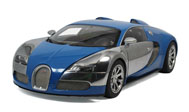 布加迪威龙   汽车模型 autoart 1:18  电镀蓝色 70956