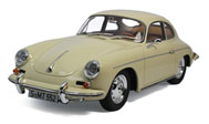 保时捷356B Carrera 2  汽车模型 GT Spirit1:18 米白色GT010ZM