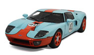FORD 福特GT 海湾车队40号 汽车模型 autoart 1:18 篮花 80513