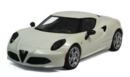 阿尔法罗密欧 4C 汽车模型 autoart 1:18 白色70188