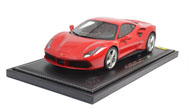 法拉利488 Ferrari 488 GTB 汽车模型 BBR  1:18标准红 P18106