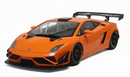 兰博基尼盖拉多GT3 FL2 2013汽车模型 autoart 1:18 橙色81357