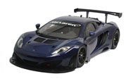 麦克拉伦12C GT3 汽车模型 autoart 1:18蓝色81344
