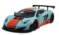 麦克拉伦12C GT3 汽车模型 autoart 1:18蓝花81343