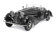 1939年奥迪霍西855 老爷车模型 太阳星1:18 黑色st2401