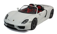 保时捷918 敞篷跑车spyder 合金汽车模型 1:18迷你切110062436 白色