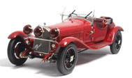 1930年阿尔法罗密欧6c 原型车红汽车模型 CMC 1:18 红色M-138