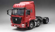 原厂 1:24 豪沃豪瀚拖头牵引车 工程运输车 合金卡车模型 20010027-1