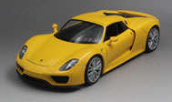 保时捷918 Spyder 汽车模型 威利 1：24   灰色 24031