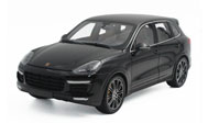 保时捷卡宴2014 黑色Porsche Cayenne Turbo S 汽车模型  迷你切 1:18黑色 110064000