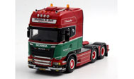 斯堪尼亚Scania R Streamline Topline 红绿色 牵引车模型 工程车1591