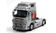 沃尔沃拖头 牵引车模型 Volvo FH2 Gloertrotter 银色工程车模型