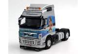 沃尔沃拖头 牵引车 Volvo FH3 Globetrobtter XL 银蓝色 工程车模型 10248