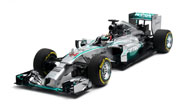 迷你切1:18 F1 奔驰AMG 汉密尔顿44# 2014阿布扎比冠军 赛车模型 110140444
