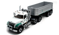 麦克拖挂车mack granite with end dump trailer 1:34 10-3762