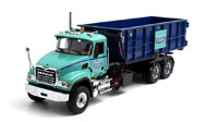 麦克重型翻斗车mack granite poll-off refuse truck  1:34 工程车模型  19-3948