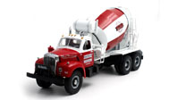 麦克水泥搅拌车mack B model mixer 1:34  搅拌车模型 工程车 19-4003