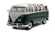 1962年大众面包T1型 st5078 汽车模型 1:12 绿色