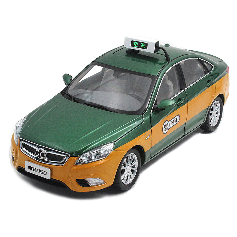 原厂1:18 北京汽车 绅宝出租车 d50 城市出租车 汽车模型 车模