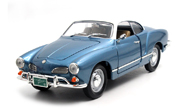 路鹰 1:18 1966年大众卡曼海岸 Karmann-ghia合金汽车模型92198