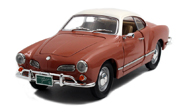 路鹰 1:18 1966年大众卡曼海岸 Karmann-ghia合金汽车模型92198