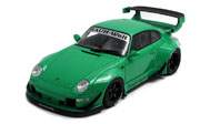 现货GTspirit 1:18 保时捷993 Porsche 993 RWB 汽车模型树脂车模 GT074