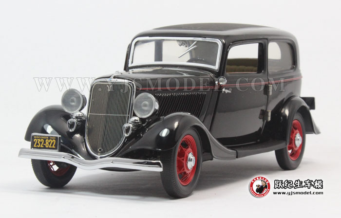 1933福特大盗 汽车模型 富兰克林 B11YF78 狄尼格电影版